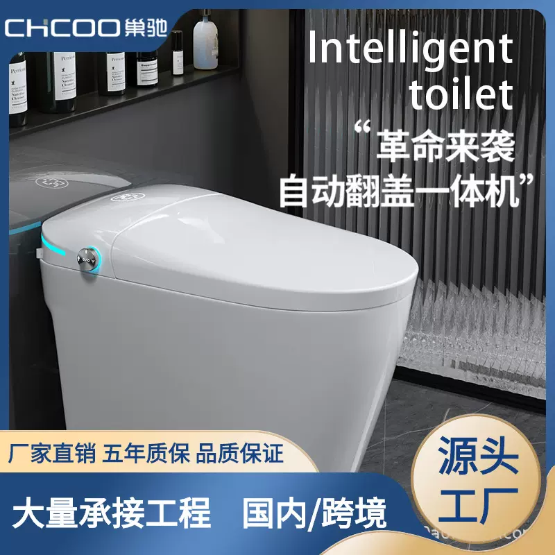 巢驰智能马桶一体式即热式妇洗无水压限制家用虹吸全自动座便器
