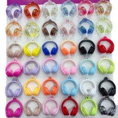 アクリルグラデーションカラーヘッドフォンペンダント DIY 携帯電話チェーンペンダントバッグキーホルダーペンダントジュエリーアクセサリー卸売