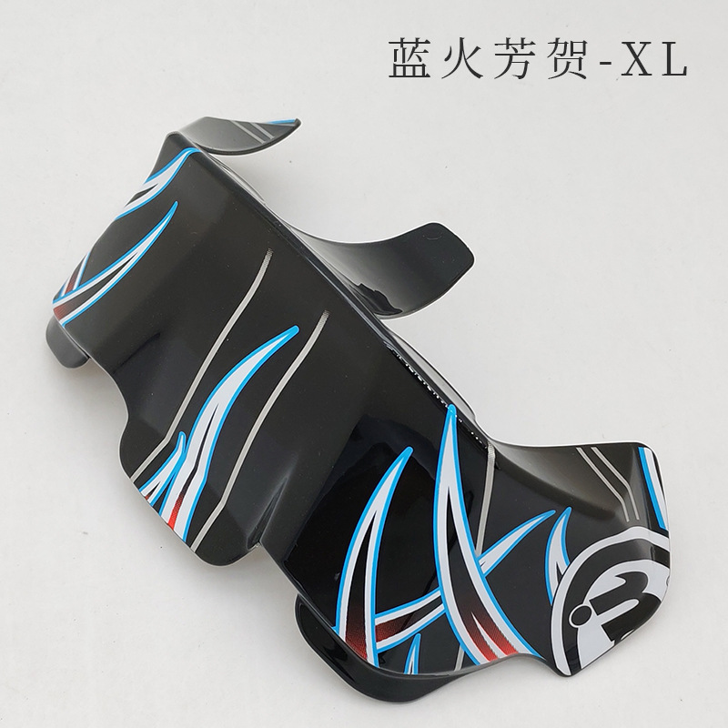 Suitable for Arai Rx7X Vz-Ram Rear Wing Modification, Universal for All Sizes, No-Drill Installation Rear Wing
