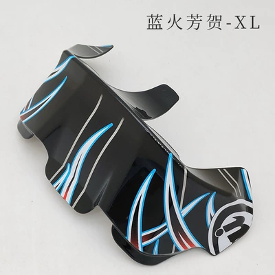 Dəbilqə (Kaska) aksesuarları: Vz-Ram Rear Wing Modification - blue-fire-fang-he-xl-includes-2-sets-of-rubber