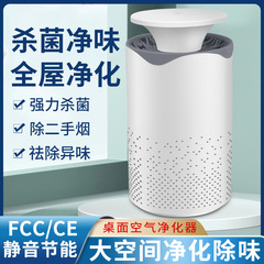 小型空気清浄機 オフィス・家庭用 煙・臭い除去 縦型フィルター浄化器 ワンピース発送 静音