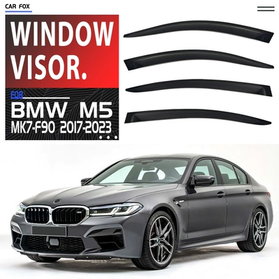 M5 Rain Shield Sun, Rain shield - standard-packaging-without-logo-bmw-m5-mk7-f90-2017-2023-plexiglas-no-bright-strips-rain-shield
