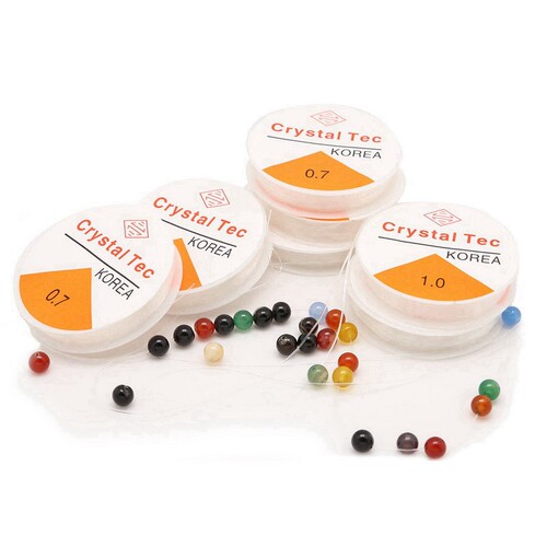 Crystal thread beads elastic string bracelet necklace elastic rope diy handmade beading accessories jewelry materials