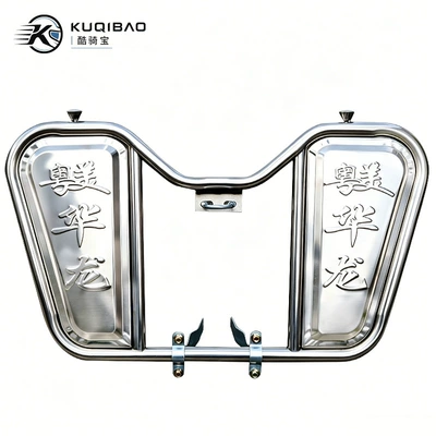 Motorcycle bumper Guard Thickened Stainless Steel - weighted-guardrail-high-end-model