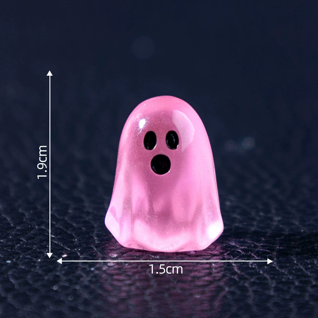 Creative ghost small decorations with accessories, DIY decoration, micro landscape, halloween