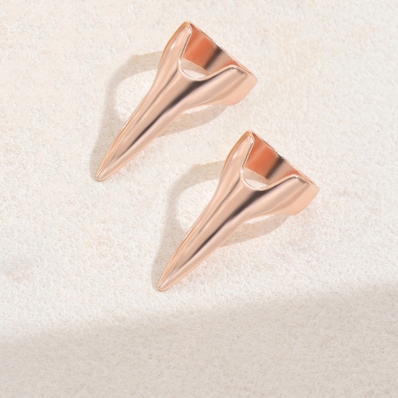 Europa y los Estados Unidos caliente venta de anillo de bronce Wolverine diseño creativo anillo de dedo largo geometría exagerada anillo de anillo universal image 8