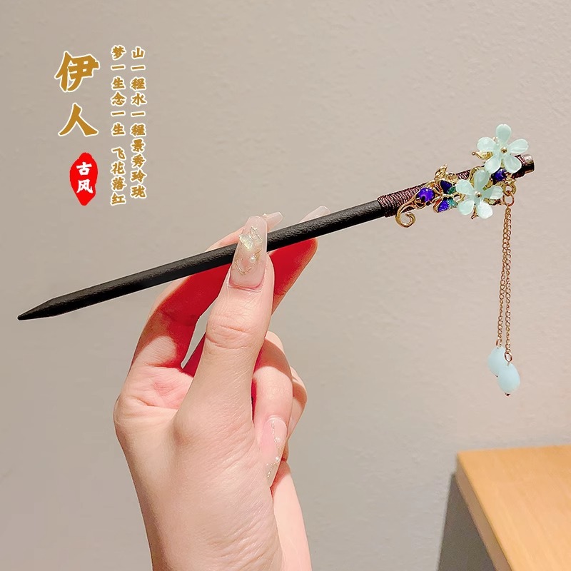 Nueva horquilla de estilo chino borla de alto grado para mujer horquilla diaria updo horquilla estilo antiguo hanfu hairpin tocado