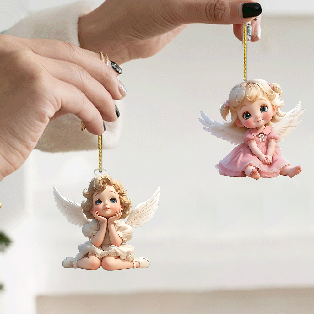Cute children's acrylic keychain for St. Valentine's Day