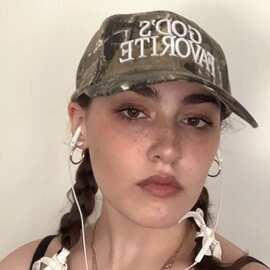 新款棒球帽迷彩树枝纹泼墨做旧刺绣鸭舌帽同款帽子美式辣妹街头