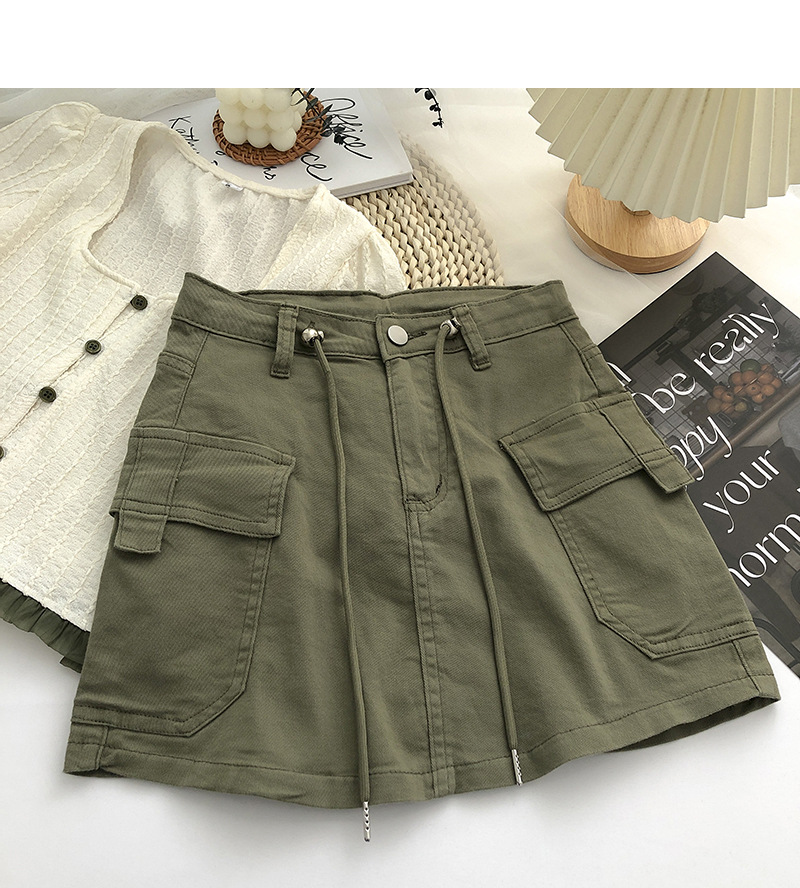 236g Weight Above Knee Dress Length Type Hip Skirt Dresses Type Denim Fabric Type Mid Waist Waist Line Micro-Elastic Elasticity Holiday, Daily Occasion Regular Fit Fit Type Printing Pattern Summer, Spring Season Women's Gender Streetwear Style Slim High Waist Denim Skirt Women's Summer Retro Slim Short Skirt 20