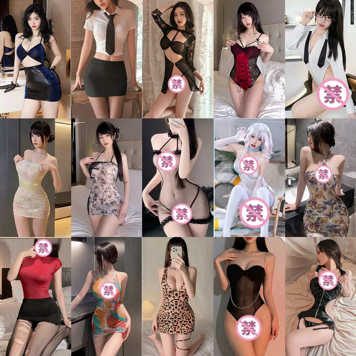 优选千款情趣内衣套装制服诱惑透视性感纯欲睡衣cos调情趣味qqny