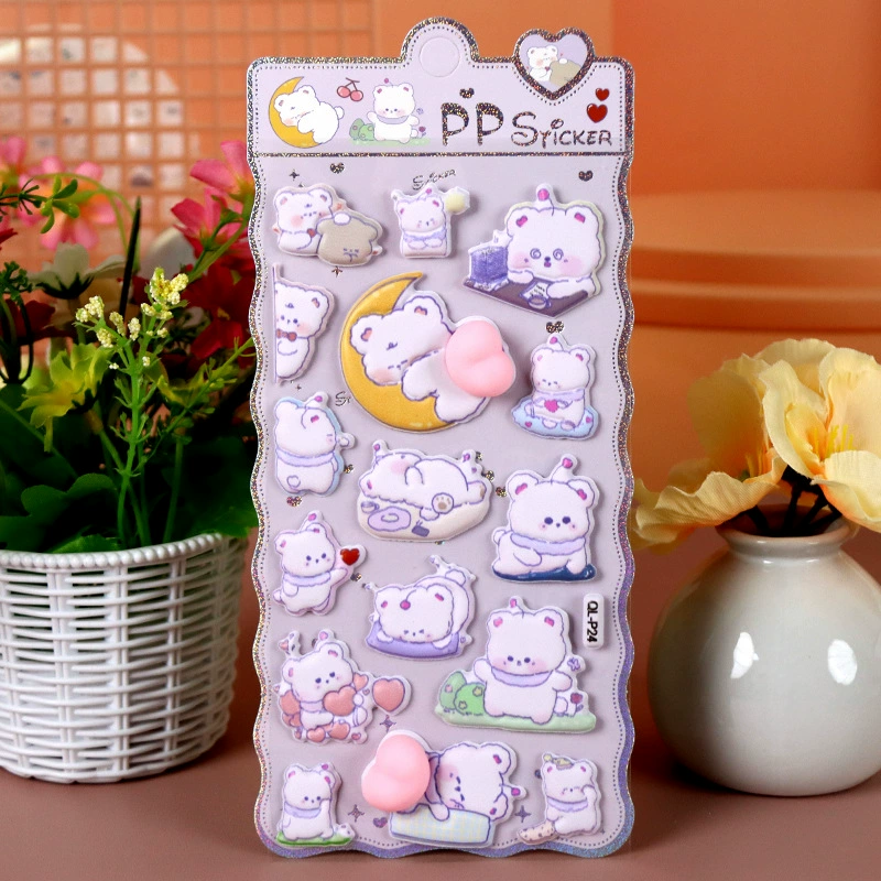 Sanrio, гель для кожи ягодиц, детская наклейка с мультфильма, антистресс, единорог, панда