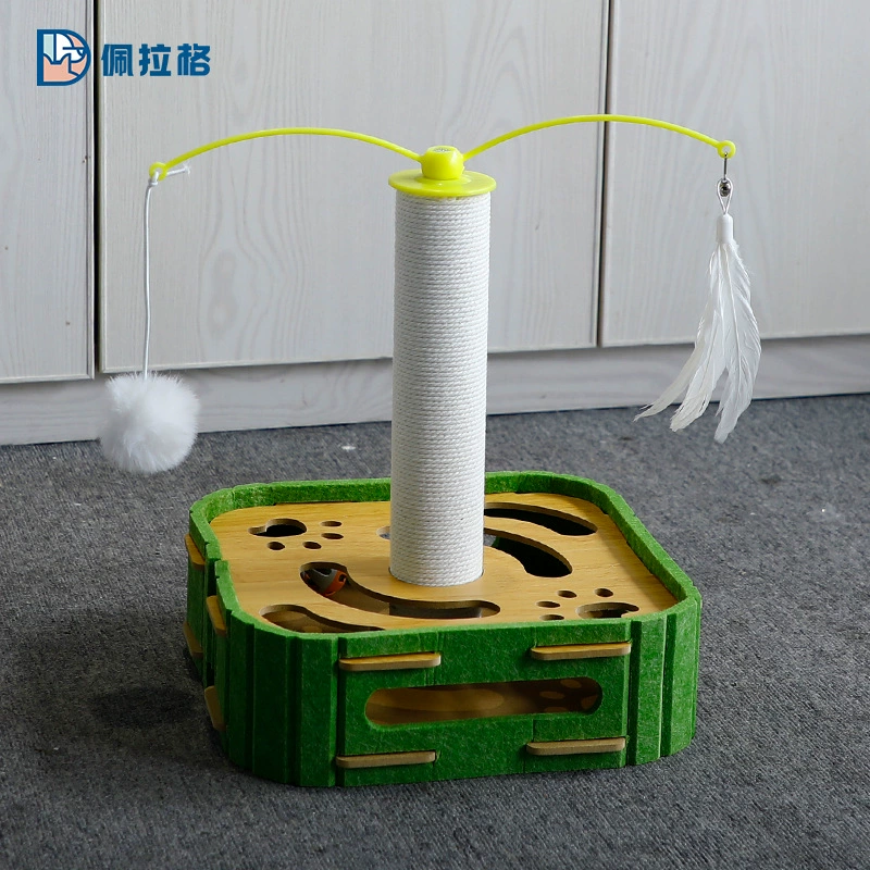 Игрушка для кошек, мяч-тизер, палочка для самостоятельного развлечения, гаджет для снятия скуки с перьями, кошачий скребок, износостойкий вращающийся шарик, вода, дерево, трансграничный