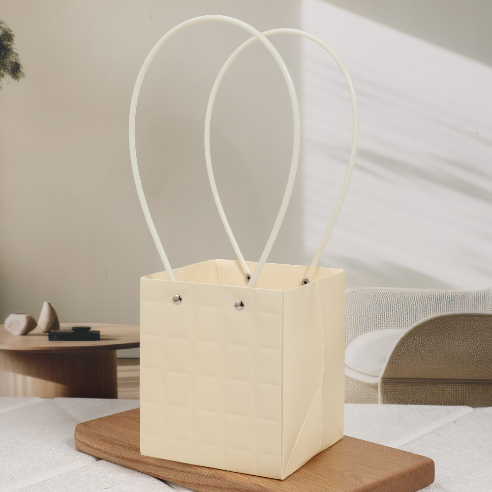Caja Portátil para Flores de Cartón Blanco Impermeable para Arreglos Florales image 21
