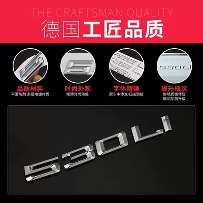 Car logo, emblem, new 5 Series: 530