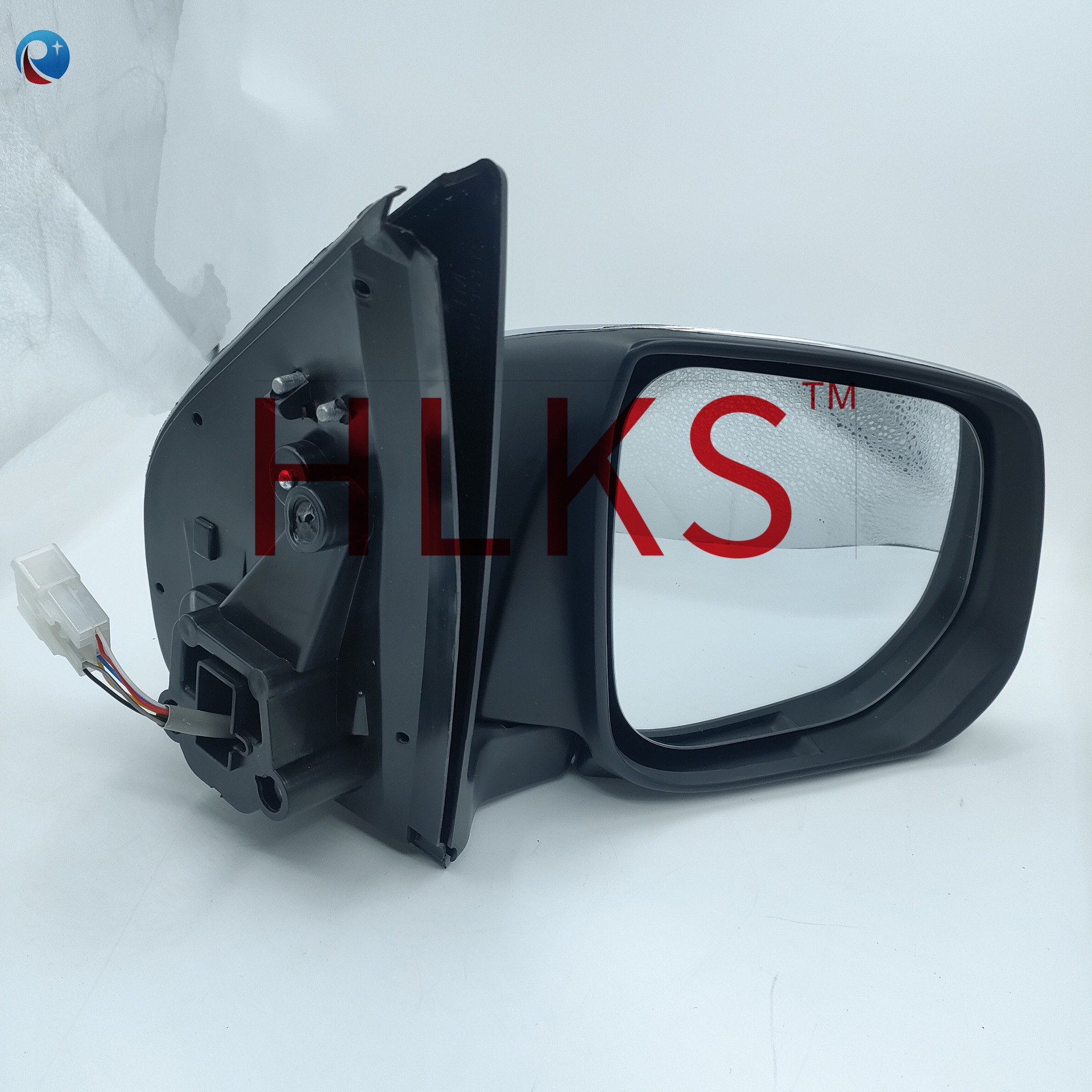 Adecuado para Wuling D-MAX Pickup Espejo retrovisor galvanizado Espejo retrovisor eléctrico de 6 líneas RHD image 3