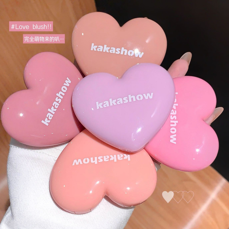 Kakashow Atmosphere Blush Matte Coreano Brush Measurement No Flying Powder Cross-Border