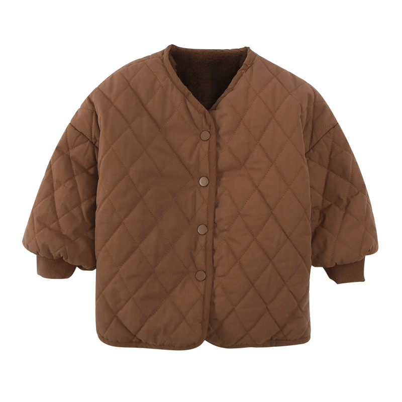 Children's winter short down jacket for men and women
