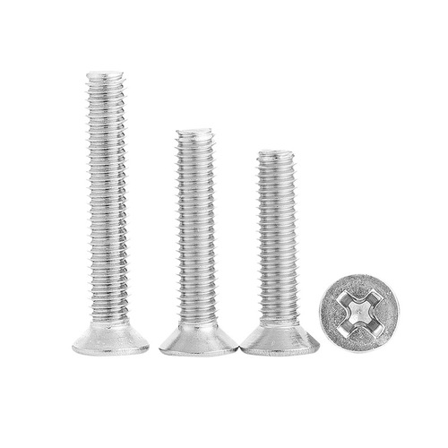 304 stainless steel screws cross countersunk head screws wholesale flat head screws machine wire small screws manufacturer M2M4M10