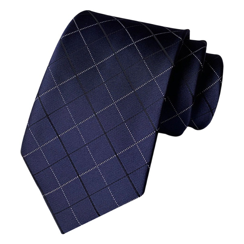 Tie ropa al por mayor material de poliéster moda negocio casual traje accesorios fuente fabricante en stock suministro