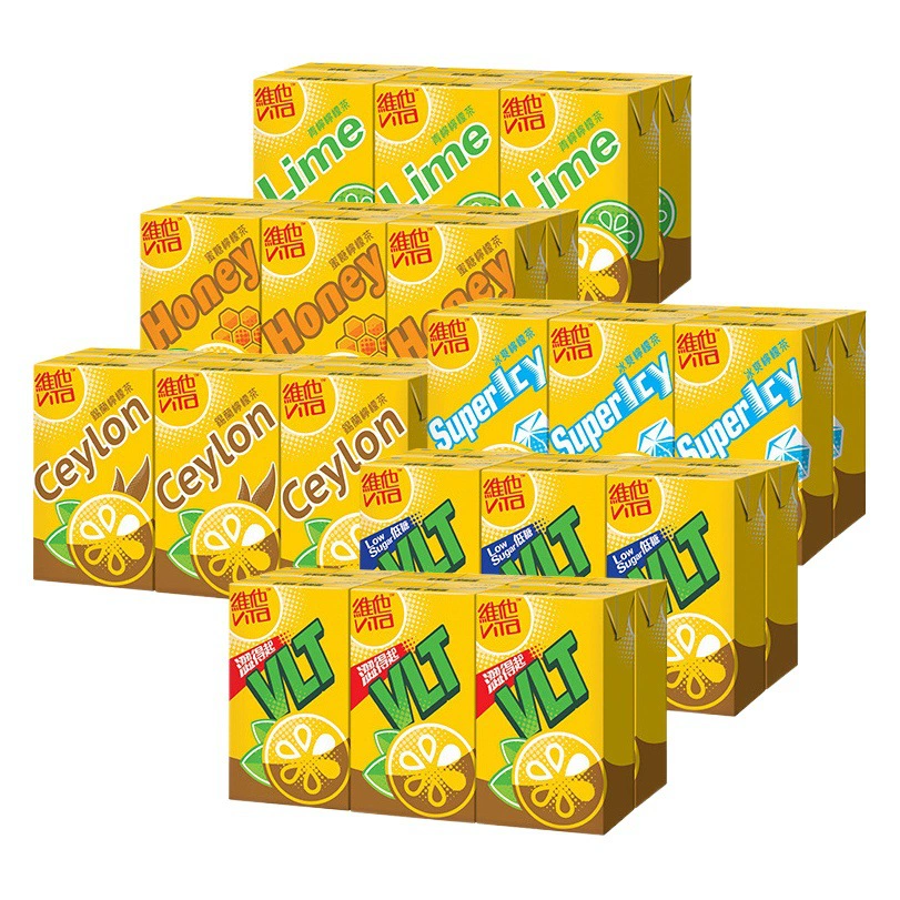 Импортный напиток из Гонконга Vita Lemon Tea Оригинальный напиток с лимонным чаем Hong Kong Edition 250 мл * 6 коробок