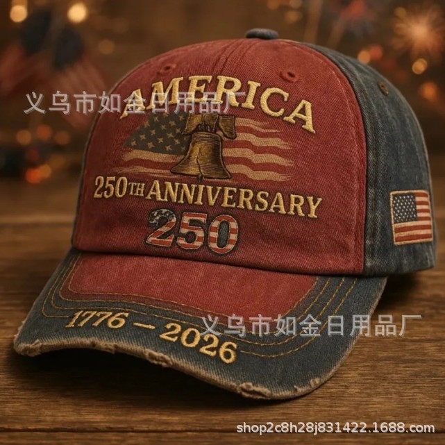 跨境America's 250th Anniversary Cap美国 250 周年纪念帽|undefined