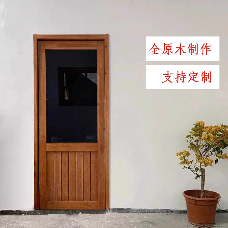 Solid Wood Bedroom Door, Painted Door, Composite Room Wooden Door, Kitchen Door, French Retro Door, Bathroom Interior Door