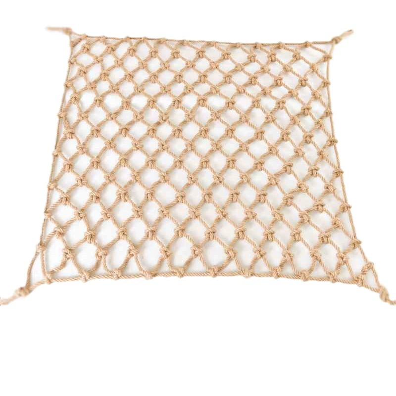 Конопляная веревка сетка джутовая винтажная потолочная перегородка декоративная рыболовная сетка сумка На открытом воздухе детская сетка для альпинизма защитная сетка