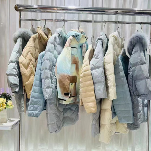 雪中飞冰洁23羽绒服长款高级感冬季外套女款品牌折扣尾货直播货源-阿里巴巴