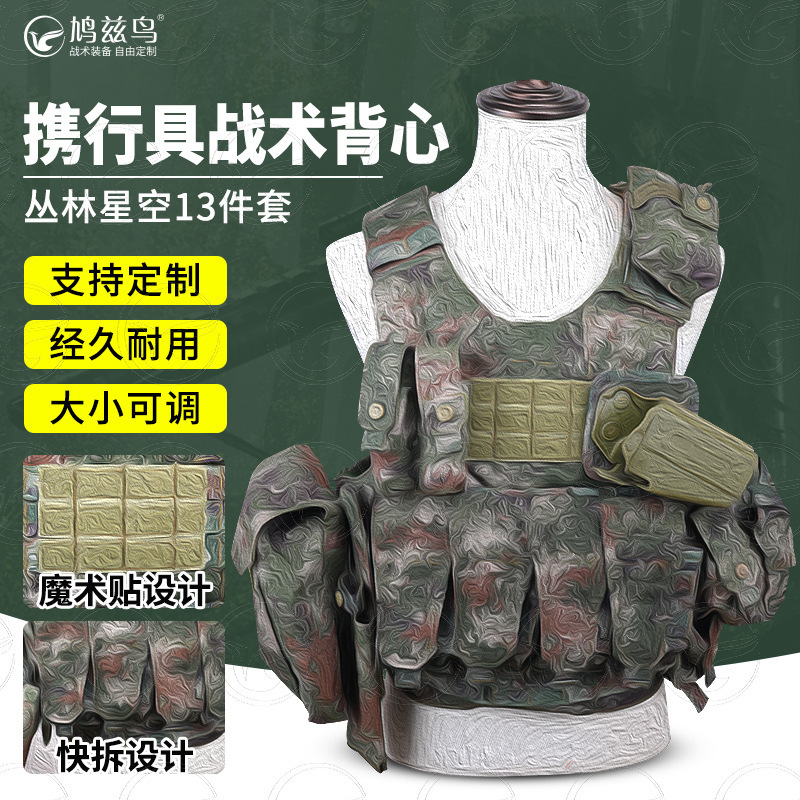 Jiu Zi Bird Tactical Vest Real-Life Cs Vest Multi-Functional Protective Gear Carrying Equipment Tactical Training Weighted Vest Jiu Zi Bird Tactical Vest Real-Life Cs Vest Multi-Functional Protective Gear Carrying Equipment Tactical Training Weighted Vest