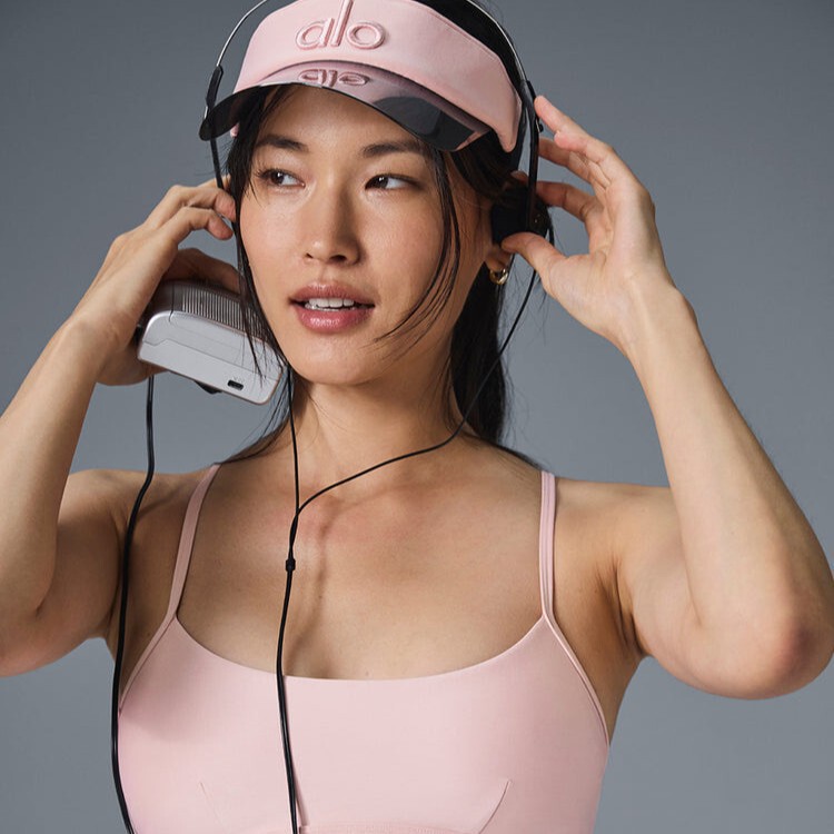 alo 中空トップハット ピークキャップ スポーツ ヨガ 日焼け止め サンハット サンハット ハードサンブリム UPF50+|undefined