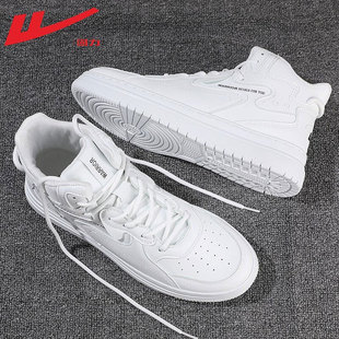 Pull Back Men's Shoes 2025 New Summer Breathable Trendyy Versatile High-Top Shoes Men's Shock-Absorbing Lightweight Casual Shoes for Men