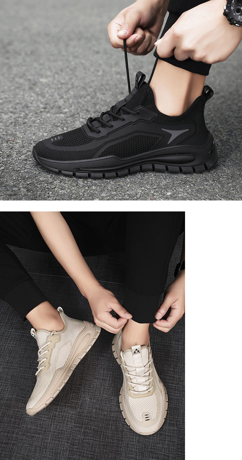 Men Casual Shoes Work Shoes Sports Shoes Sneakers Rubber Sole Fabric Slip Resistant Comfortable Footwear Sneakers_voghion.com