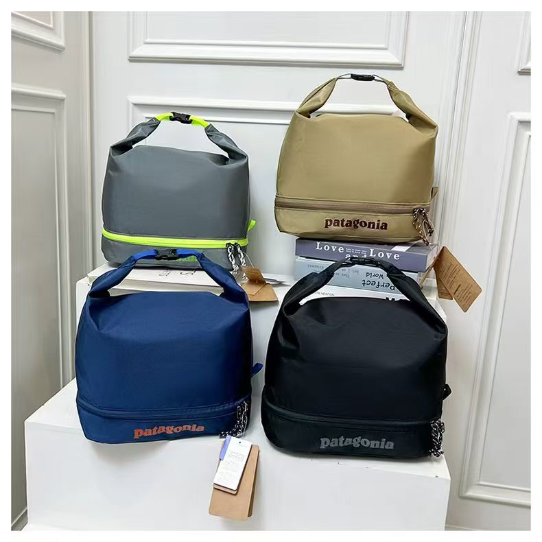 Patagonia Commuter Handbag Women's Lunch Bag Insulated Lunch Box Bag Student Office Worker Shoulder Tote Bag