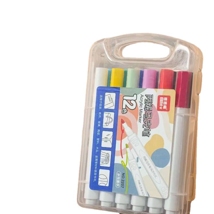 Acrílico marcador arte color graffiti mano cuenta marcador pintura a base de agua pluma DIY pintura pluma de acrílico