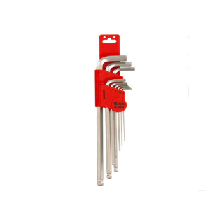 Talent Tools Metric Spherical Hexagonal Wrench Set (S2 Material)