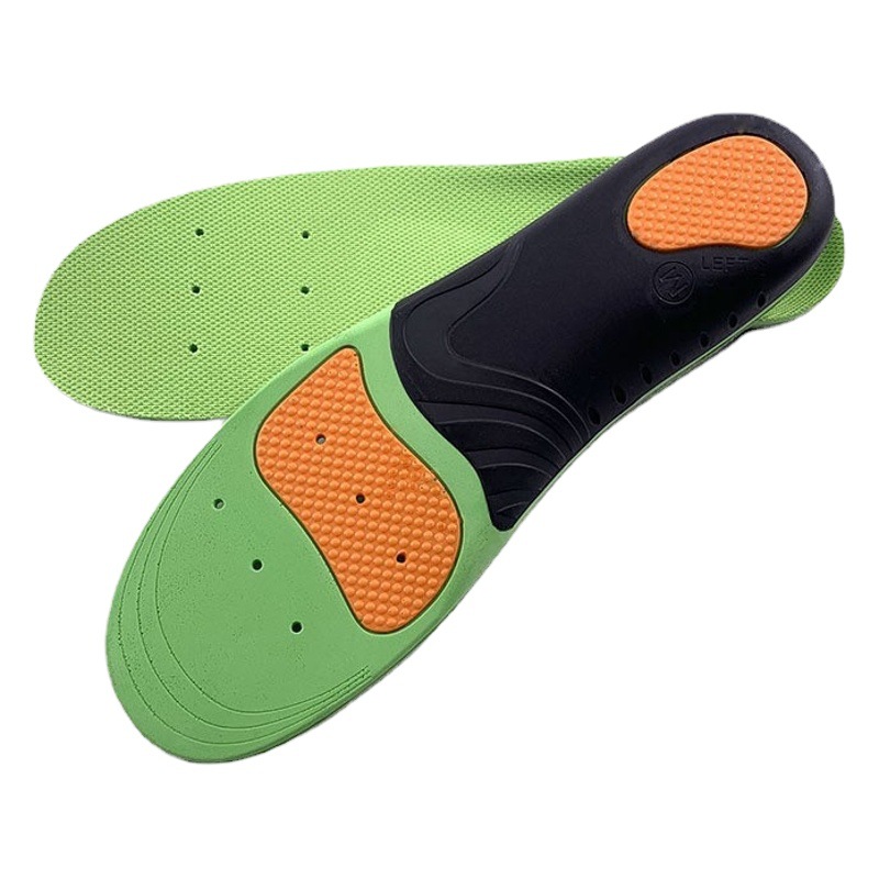 Plantillas ortopédicas de PU con soporte de arco, de alta elasticidad, para pies planos, cómodas, suaves, correctoras, amortiguadoras, transpirables, para deportes de hombres y mujeres.