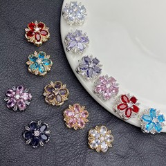 花びらマジックボックスジルコンダイヤモンド手作り diy14k クリスタルブレスレットブレスレットジュエリーアクセサリー高品質ビーズ