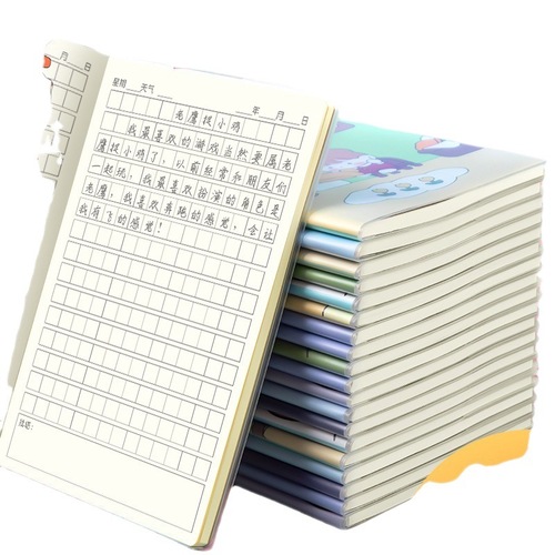 Plastic sleeve wholesale high-value A5 soft leather diary student cartoon diary notepad factory direct sales