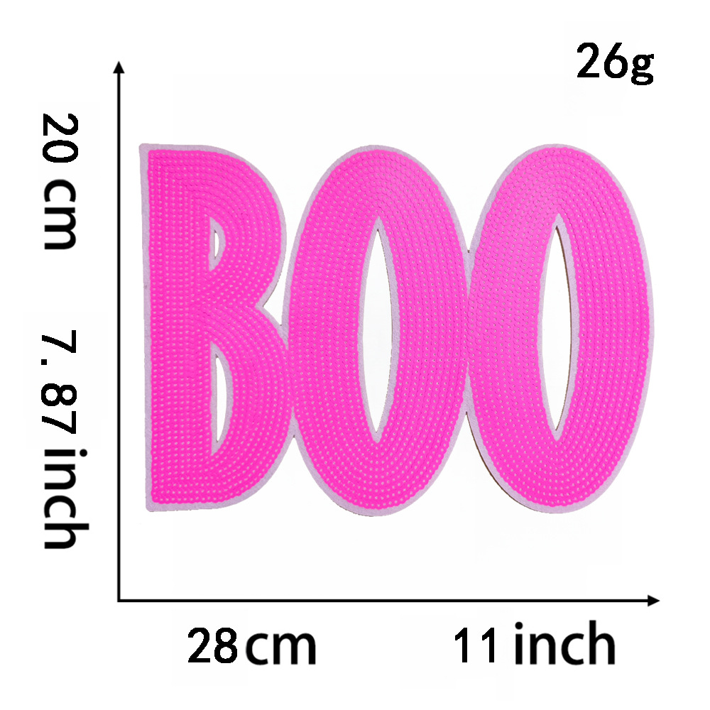 24g Weight Clothing Sticker Patches Classification 1 Piece Quantity Sequin Material Letter Pattern Simple Style, Classic Style Style 1 Piece Simple Style Classic Style Letter Sequin Clothing Sticker Patches 12
