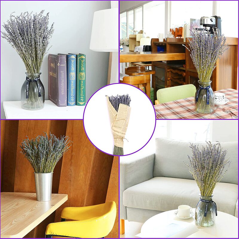 Lavender Dried Flower Bouquet Flower Bud Home Decoration Deodorization Natural Aromatherapy Selection Wholesale Cross-border Amazon Lavender Dried Flower Bouquet Flower Bud Home Decoration Deodorization Natural Aromatherapy Selection Wholesale Cross-border Amazon