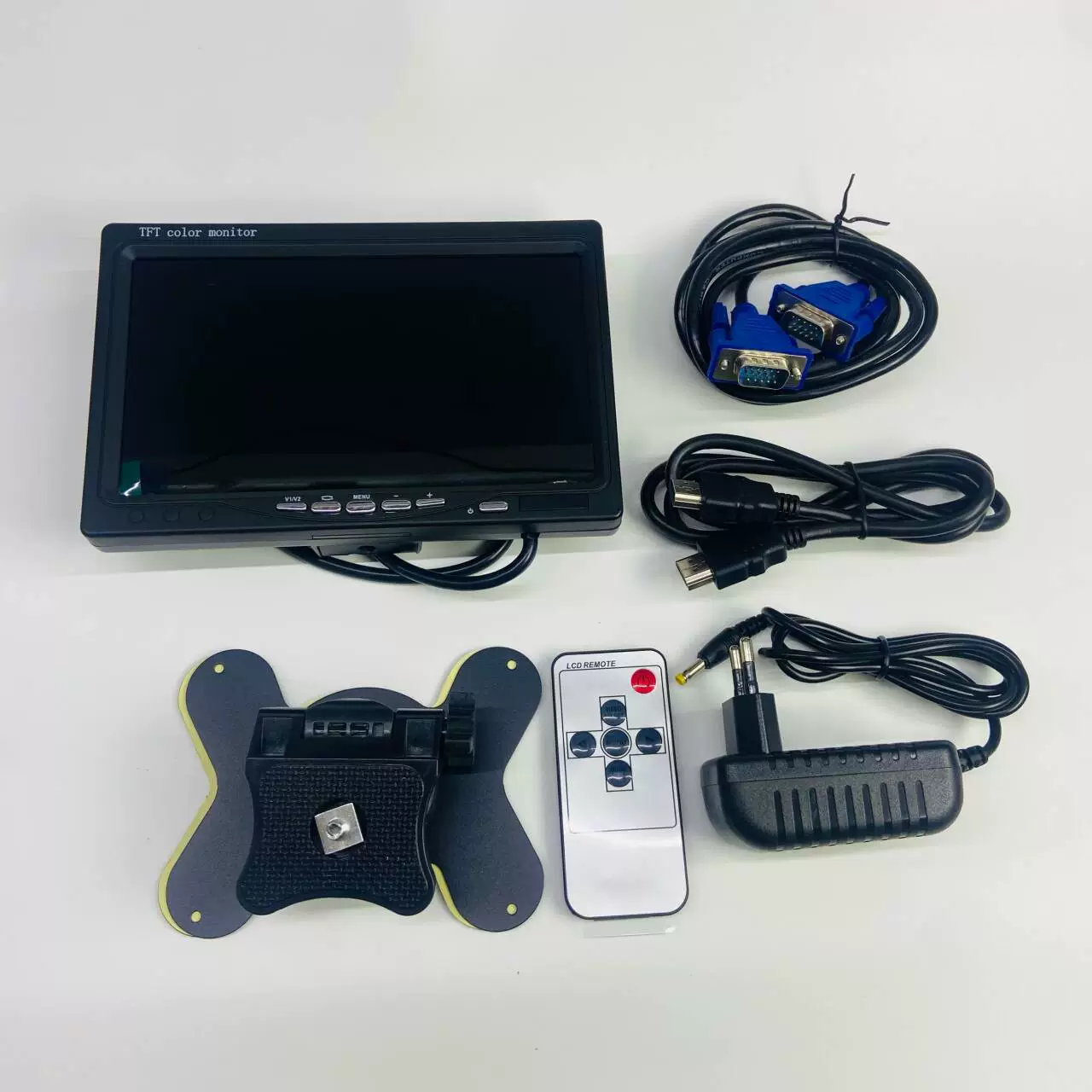 Универсальный 7-дюймовый HD-дисплей дисплей HDMI/VGA/AV для мониторинга безопасности Raspberry Pi грузовик задний кадр