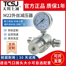 316不锈钢背压减压阀气体钢瓶调压稳压减压器高压氨氧气氮气氢气