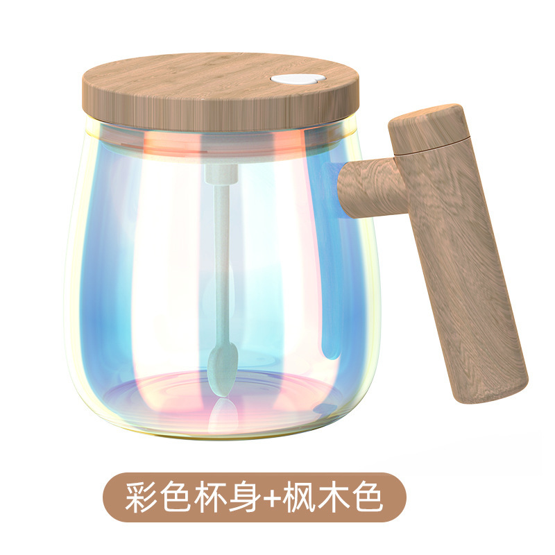 Caliente taza de mezcla automática portátil agitación eléctrica taza de café Oficina taza de vidrio al por mayor