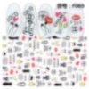 Japanese cartoon children's nail stickers, fake nails for nails, sticker, 3D, new collection, for pregnant women and children