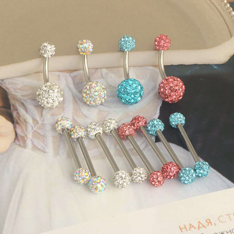 Pointed titanium steel lip stud product view