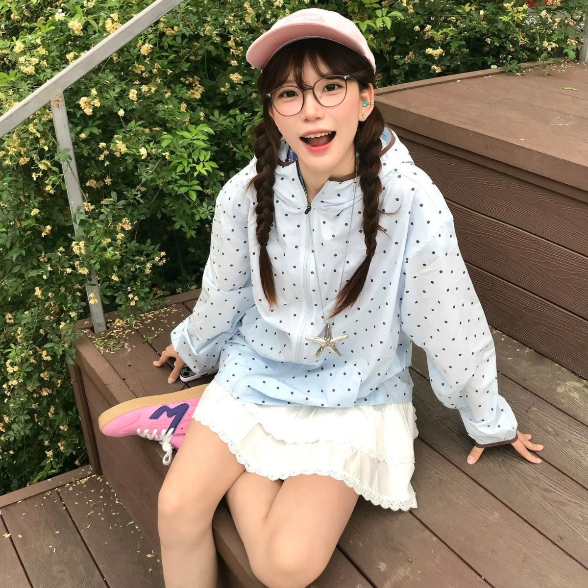 Blue Polka Dot Sun Protection Clothing for Women 2026 New Summer Anti-Uv Korean Style Super Nice-Looking Blouse Thin Jacket