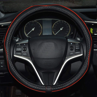 New Cross-Border Foreign Trade Car Steering wheel cover - red-38cm