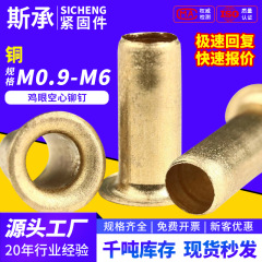 銅鶏眼リベット中空銅リベット単機管通芯銅製卯釘柳釘靴ボタン目m1.5m 2m 3m 4m 5