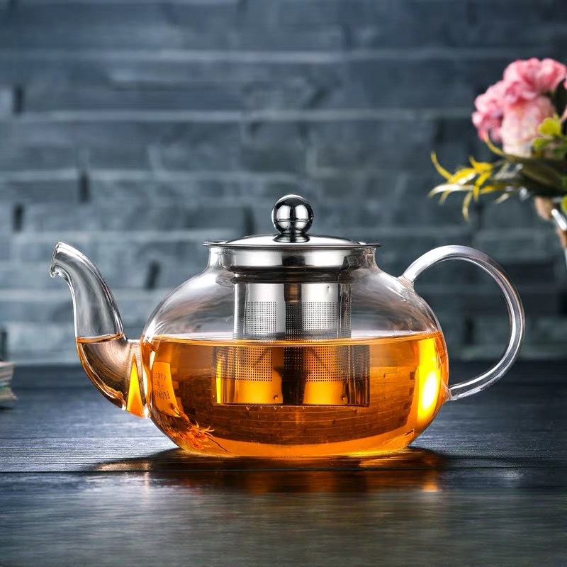 Glass flavored tea